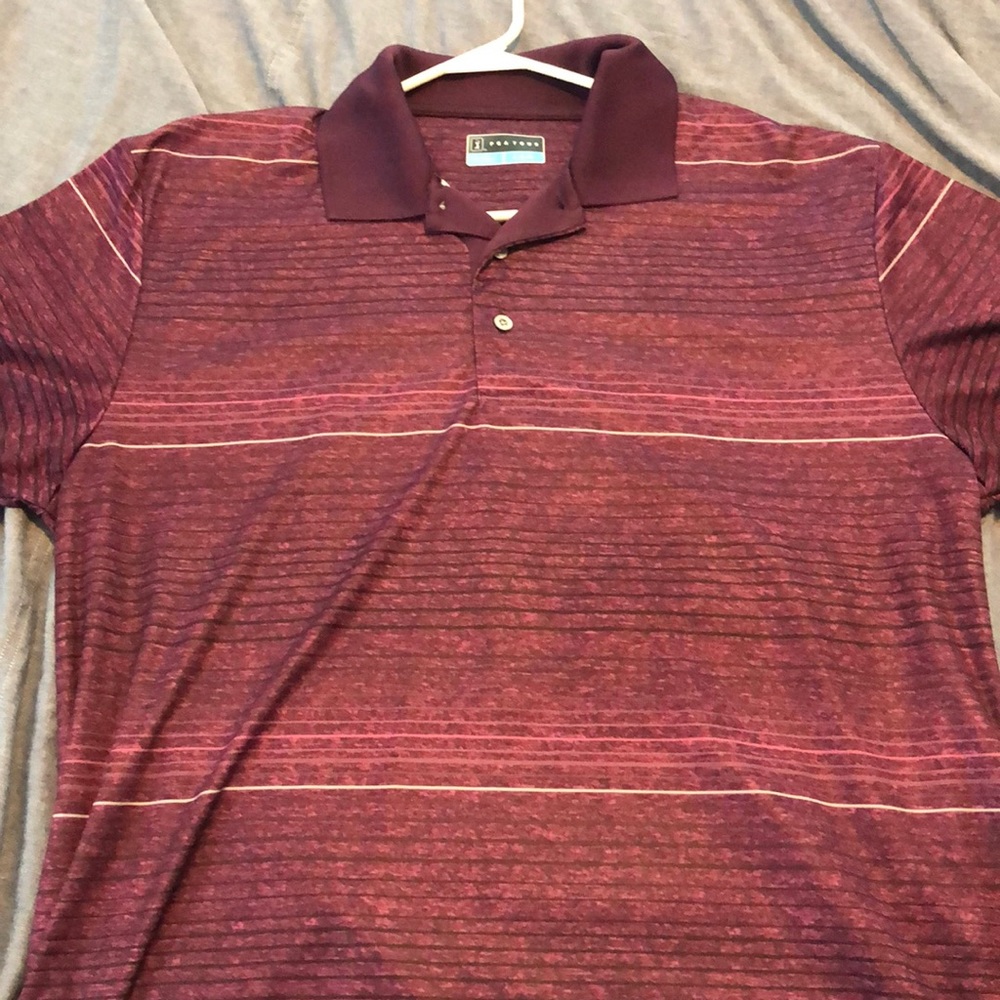 PGA tour brand golf shirt size large.